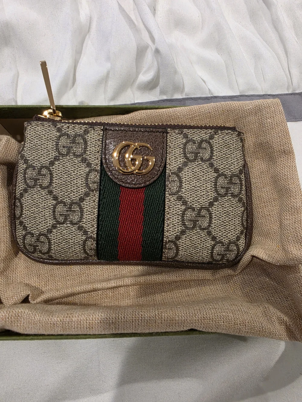 Authentic GUCCI Wallet With Chain